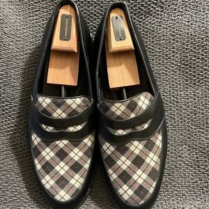 Allen Edmonds Checkerboard Pattern Randolph Loafers Men's Shoes Size 10.5 EEE